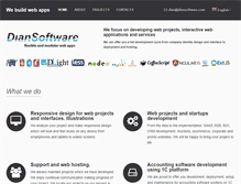 Tablet Screenshot of diansoftware.com